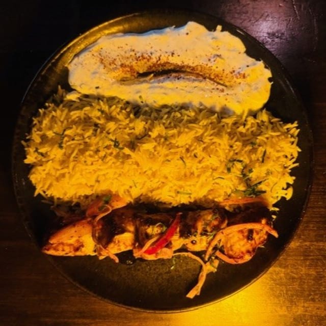 Jidori Chicken Kabob.