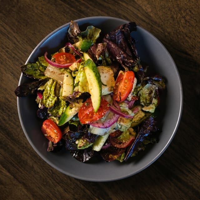Avocado & Gem Lettuce.